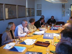 The first Board meeting of the Institute of International Affairs and Centre for Small States Studies at the University of Iceland, 19 October 2002.